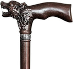 Walking Cane Dedicated Sizes with Hand-Carved Wooden Walking Cane for Men and Women Support up to 500 lbs, All-Day Comfort Ergonomic Canes for Seniors Daily Walking and Outdoor Strolls