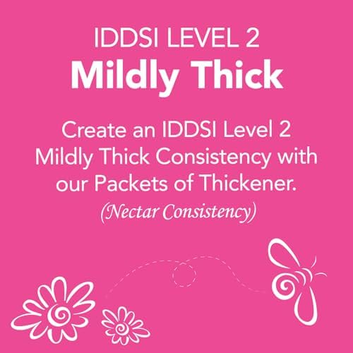 SimplyThick EasyMix | 200 Count of 6g Individual Packets | Gel Thickener for those with Dysphagia & Swallowing Disorders | Creates An IDDSI Level 2 – Mildly Thick (Nectar Consistency)