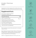 Quality of Life Premium Kinoko Platinum AHCC Herbal Supplement, 750mg per Capsule, for Immune Support, Liver Function, Maintains Natural Killer Cell Activity, Pack of 1, 60 Veggie Capsules