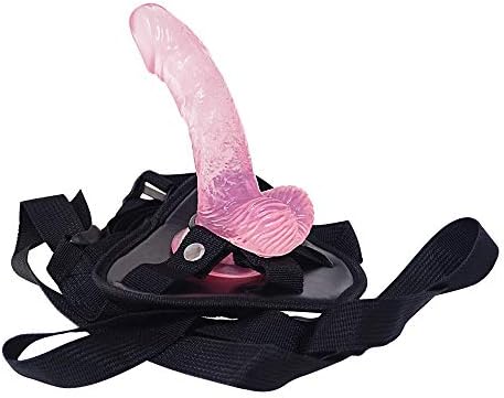 6 Inch Soft Smooth Toys Double Pleasure Realistic Silicone Flexible Female Toys for Couples, Adjustable Waist Pants for Women Men,Small Size SXFH6Y (Pink)
