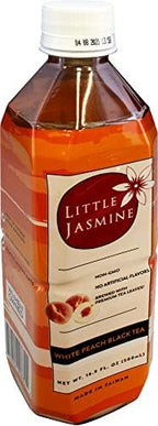 LITTLE JASMINE White Peach Black Tea, 16.9 Fl Oz (Pack of 12)