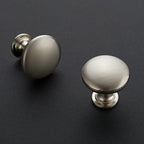 Ravinte 30 Pack Brushed Nickel Round Zinc Cabinet Knobs for Kitchen Bathroom Closet Dresser Cabinets