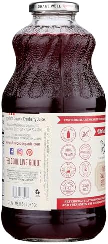 Lakewood Organic Cranberry Juice, 32 Fl Oz