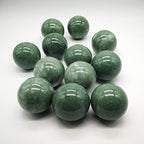 2" Greenish Stone Baoding Balls,Hand Exercise Tool
