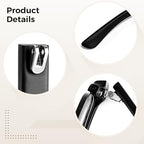 Eyeglass Temple Replacement Arms, 1 Pair Plastic Glasses Frame Temples With Screwdriver, 143 Mm, Black
