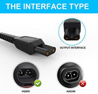 8V HQ850 Shaver Charger Cord Compatible with Philips Norelco QP2530 QP2630 HQ912 HQ913 HQ914 HQ915 HQ916 Electric Shaver Razor Trimmer Adapter Power Supply Charging Cable