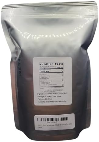 Catnip - Dried Nepeta cataria Loose Leaf/Buds by Nature Tea (4 oz)