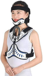 Cervical Thoracic Orthosis, Adjustable Head Neck Chest Thoracic Halo Brace, Fracture Fixation Cervical Vertebra Rehabilitation Support