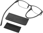 PROFLEX BluOptix Blue Light Filter Lightweight, Flexible, Scratch Resistant, Computer Reading Glasses, Unisex