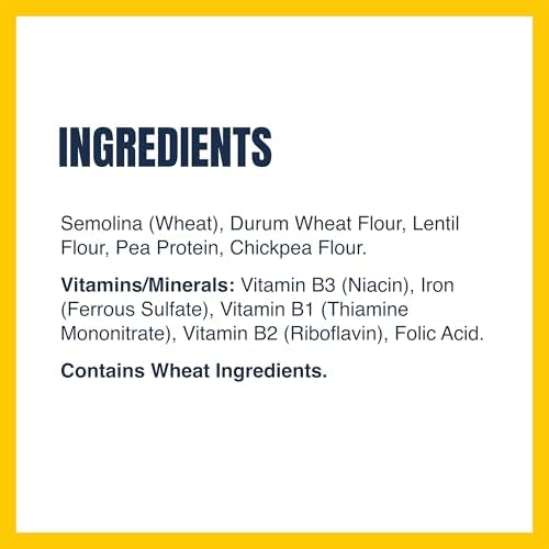 Barilla Protein+ (Plus) Penne Pasta, 14.5 Ounce - plant based - Made from Lentils, Chickpeas & Peas - Non-GMO, Kosher Certified