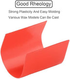 Dental Base Plate Wax 20Pcs Denture Material Red Utility Wax Base Plate Wax Sheets for Orthodontic Modeling Filling Modelling Laboratory Supply