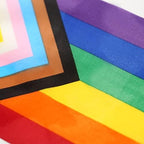 50 Pack New Intersex Progress Rainbow Pride Small Mini Hand Held Stick Flag,USA American Rainbow Flag,New Intersex Progress Party Decorations Supplies For Parades.