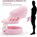 RZY Silicone Cock Cage Chastity Cage Chastity Device for Male Penis Exercise (Black)