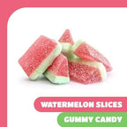 Watermelon Slices - 1 Pound Pack - Watermelon Gummy Candy - Old Fashioned Chewy Candy - Sour & Sweet Wedges for Parties, Buffets, Snacking, and Gifts