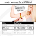 Vive Precision Blood Pressure Cuff Replacement - Compatible with Omron Series 5 & Most BP Monitors - Universal Cuff for Adults, Seniors & Elderly (Medium)