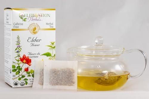 Celebration+Herbals+Organic+Elder+Flower+Tea+Bags+24+Count