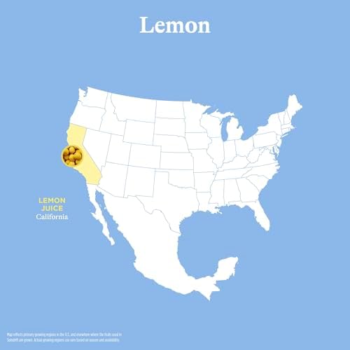 Spindrift Sparkling Water, Lemon Flavored, Made with Real Squeezed Fruit, 12 Fl Oz Cans, Pack of 24 (Only 3 Calories per Can)