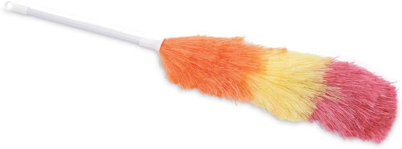 Boardwalk BWK9441 Polywool Duster with 20 in. Plastic Handle - Assorted Colors