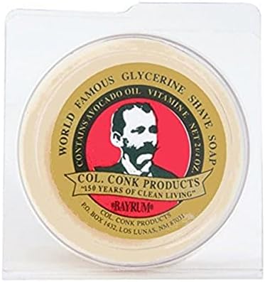 Col. Conk Shave Soap 2.25 Ounces (Variety 4 Pack)