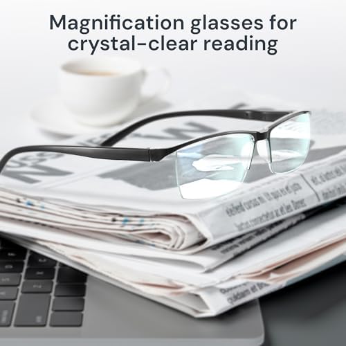 Gaoye 6 Pack 2.75 Executive Style Reading Glasses Men - Durable Readers with Blue Light Filtering- Comfortable Fit with TR90 Frames