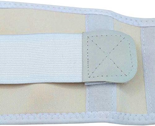 Thoracic Back Brace Posture Corrector- Magnetic Lumbar Back Support Belt-Back Pain Relief, Improve Thoracic Kyphosis, for Lower and Upper Back Pain Men & Women (White, Medium)