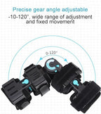 PopieL Adults Hinged Rom Knee Braces, Knee Support Brace for Left Right Leg, Adjustable Orthopedic Rehab Knee Joint Fixation Braces for Meniscus Tear and Fracture, One Size