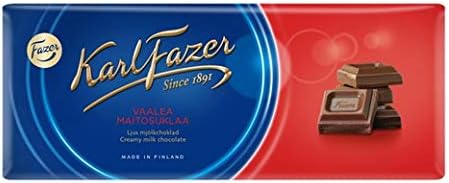 Fazer Karl Fazer Creamy milk Chocolate 22 bars of 200g