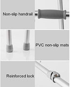 Walking Frame,Folding Lightweight Aluminium Walking Aid Adjustable Height Elderly Handicapped Walking Stick Seniors Sharing