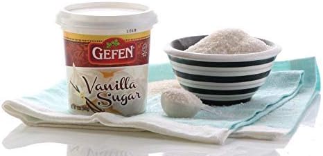 Gefen Vanilla Sugar, 12oz, (2 Pack), Resealable Container, Measuring Scoop Included