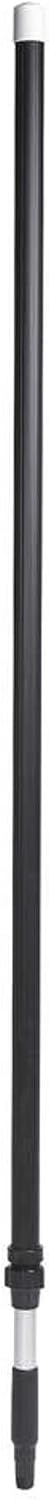 Vikan 29759 Handle,Telescopic,62"-113",AL,Black