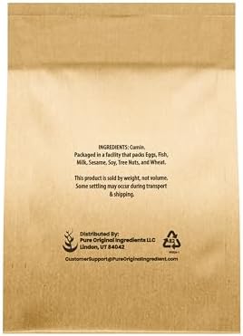 PURE Ground Cumin (1 lb) Pure & Natural Premium Cumin from India, Earthy & Warm