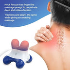 Trigger Point Neck Massager for Neck Pain Relief, Occipital Release Tool, Unique Design Targets The Hard-to-Reach Neck Tension, Relieves Pressure Points, Headaches, Fast Easy Effective