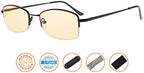 CessBlu UV Blue Light Filter Glasses Bendable Bridge Computer Eyeglasses Women Reading