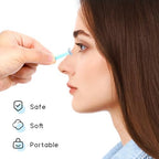 15pcs Contact Lens Remover Tool with Storage Box, Soft Rubber Eye Contact Lens Plunger Suction Cup Lenses Inserter Tools Ideal for Travel and Daily Use