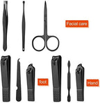 Manicure set Men Personal Care Tools Accessories Finger and Toe Nail Clippers Set Professional Manicure Pedicure Kit With Travel Case Nail Grooming Kit Gifts for Men Women Father Mother