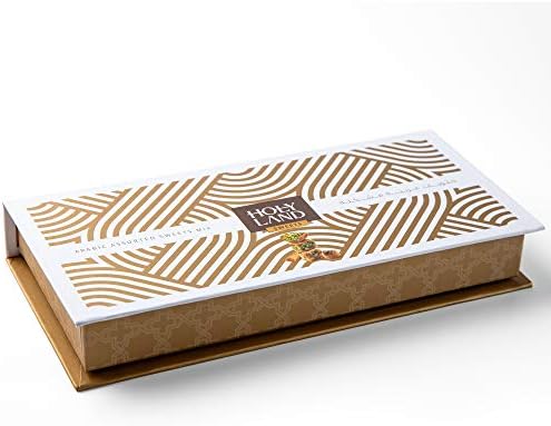 Anabtawi Middle Eastern Sweets - 21-Piece Assorted Baklava, Pistachio and Almond Pastry - Traditional Arabic Baklava Gift Box - No Preservatives, No Additives - Gourmet Baklava Pastry Boxes - 180g