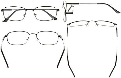 Eyekepper Mens Womens Reading Glasses Bendable Titanium Memory Readers