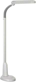 Ott-Lite L24554 Task Plus High-Definition 24-Watt Floor Lamp,Plastic, Dove Grey