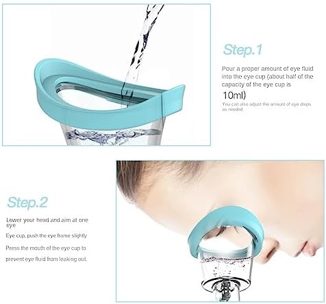 1 Piece Soft Silicone Eye Wash Cups Eyes Cleaner Flushing Rinse Cups Resuable Bath Eyewash Cups