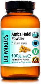 Amba haldi Powder (Mango-Ginger | Curcuma Amada) - 100g (3.5oz)