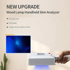 Woods Lamp Skin Analyzer, Skin Magnifying Analyzer Wood Light with Shading Cloth, Simple Operation and Clear Observation for Skin Analysis, for Skin, Analysis, Pet Testing