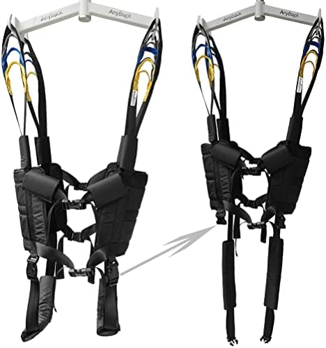Patient Lift Sling Medical Aid Standing Transfer Belt Walking Strap Heavy Duty Carrier Fold Up Full Body Get Up Sit to Stand Assist for Elderly Senior AnyBack Black