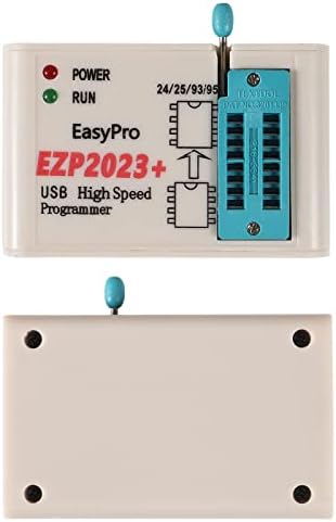EZP2023 for New USB SPI Programmer Full Set + 12 Adapter Support 24 25 93 95 EEPROM Flash Bios Compatible with Windows EZP2019 (USB Programmer + 12 Adapter)