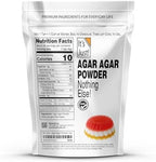 It's Just Agar Agar Powder - Vegan Gelatin Substitute, Plant Based, Non-GMO, Unflavored - 6oz