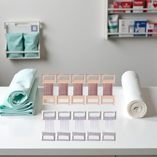 10 Pcs Elastic Bandage Clips 10-Pack Clasps for Various Types Bandages Replaceable Wrap Fastener Clips,Bandages and Bandaging Supplies