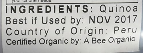 Food to Live Organic Red Quinoa, 5 Pounds – Non-GMO, Whole Grain, Kosher, Vegan, Sirtfood, Bulk. Quick-Cooking Grain. Great Replacement for Rice and Pasta.