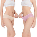 Women’s 100% Cotton Disposable Underwear Mid Waist Briefs Panties for Travel Hospital Stays Underpants (10 pack)