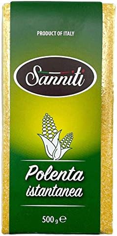 Sanniti Italian Instant Polenta, 17.6 oz (Pack of 4)