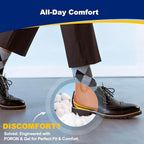 Heel Pads for Shoes, Heel Cushion for Shock Absorption, Heel Cups for Heel Pain Relief, Gel Inserts for Foot Discomfort
