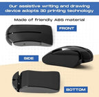 6 Pcs Pen Grips for Adults with Arthritis Pen Grips for Arthritis Black Assistive Writing Drawing Device Ergonomic Writing Aids Holders Corrective Finger Tool for Essential Tremors Weak Hand